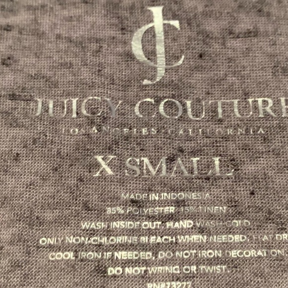 Juicy Couture Tee Laugh More Stress Less” - Picture 6 of 6